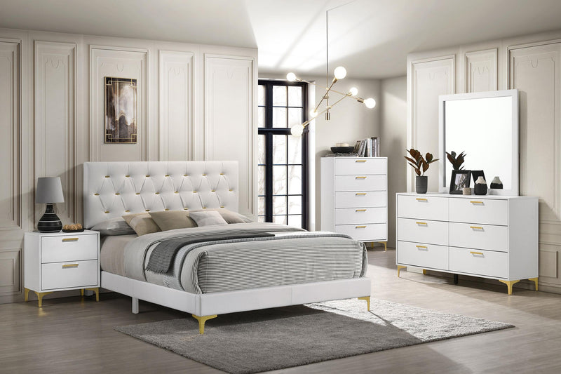 Kendall 5-piece Queen Bedroom Set White - 224401Q-S5