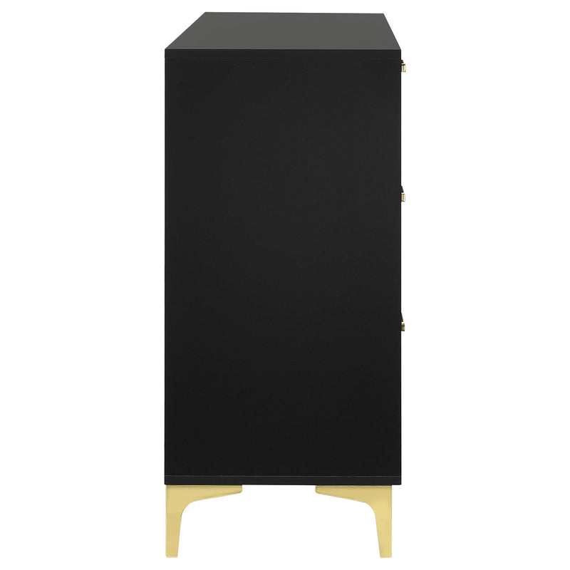 Kendall 6-drawer Dresser Black - 224453
