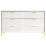 Kendall 6-drawer Dresser White - 224403