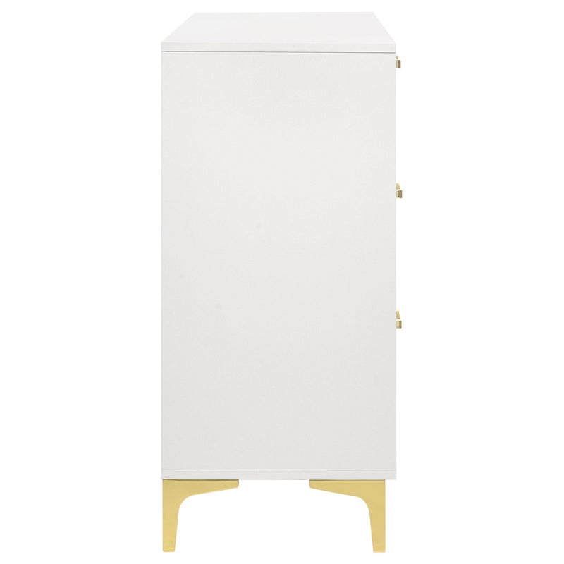Kendall 6-drawer Dresser White - 224403