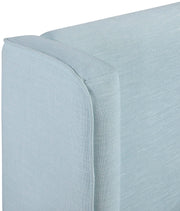 Kendall Linen Textured Fabric Upholstered Full Bed in Light Blue - B1282LtBlu-F