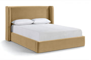 Kendall Velvet Upholstered Full Bed in Camel - B1283Camel-F