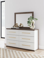 Kendanport Brown Dresser and Mirror - PCB1108B1