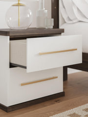 Kendanport King Platform Bed, Dresser, Mirror and Nightstand - PCB1108B12