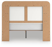 Kendanport Queen Upholstered Bed and 2 Nightstands - PCB1108B13