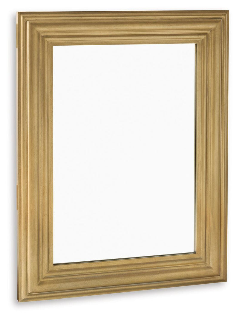 Keneriah Gold Finish Accent Mirror - A8010474