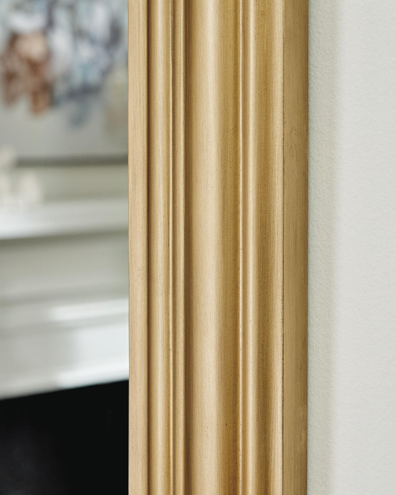 Keneriah Gold Finish Accent Mirror - A8010474