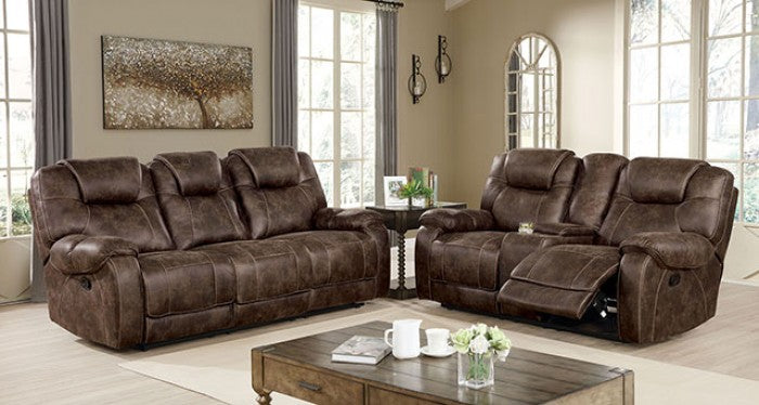Kennedy Dark Brown Loveseat - CM6216-LV