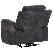 Kennett 3-piece Chenille Power Reclining Sofa Set Dark Grey - 610154P-S3