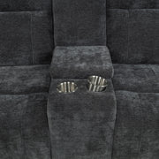 Kennett Chenille Upholstered Power Reclining Loveseat Grey - 610155P