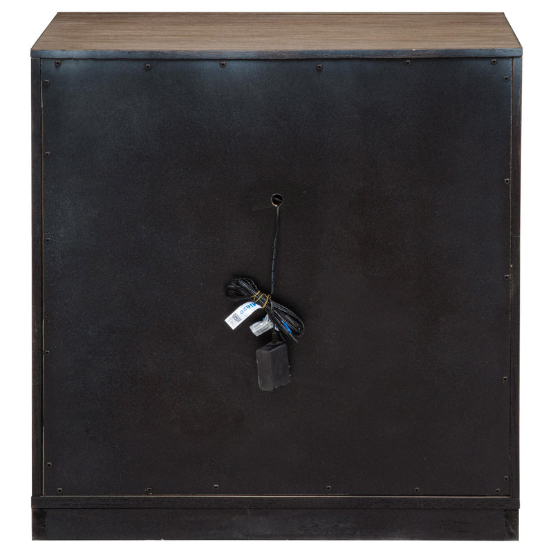 Kenora 1-drawer Nightstand Bedside Table Barley Brown - 224852