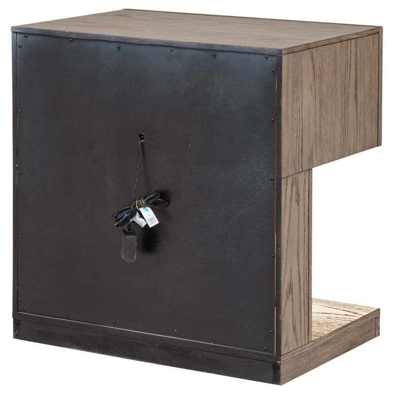 Kenora 1-drawer Nightstand Bedside Table Barley Brown - 224852