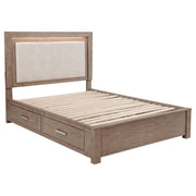 Kenora 4-piece Queen Bedroom Set Barley Brown - 224850Q-S4