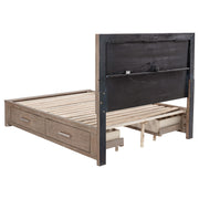 Kenora 4-piece Queen Bedroom Set Barley Brown - 224850Q-S4