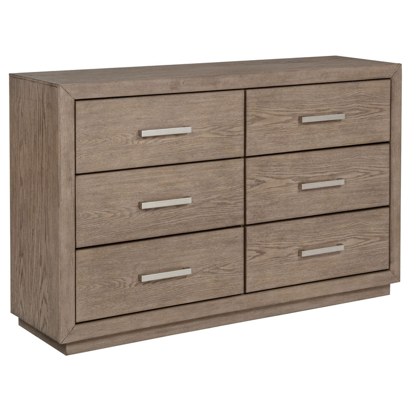 Kenora 6-drawer Dresser Barley Brown - 224853