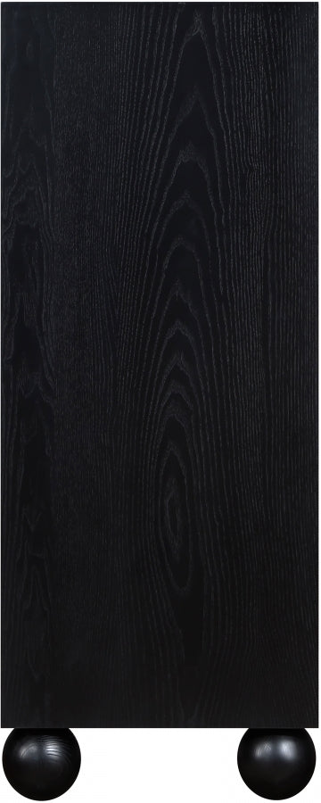 Kent Ash Wood Chest in Black - KentBlack-CH