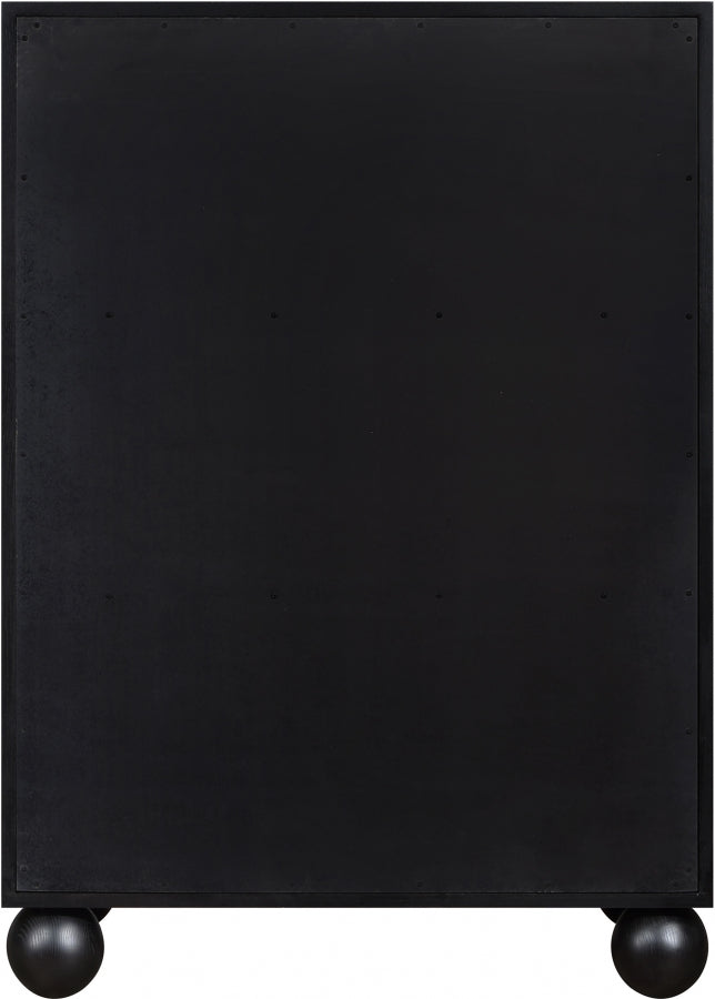 Kent Ash Wood Chest in Black - KentBlack-CH