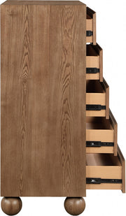 Kent Ash Wood Chest in Brown - KentWalnut-CH