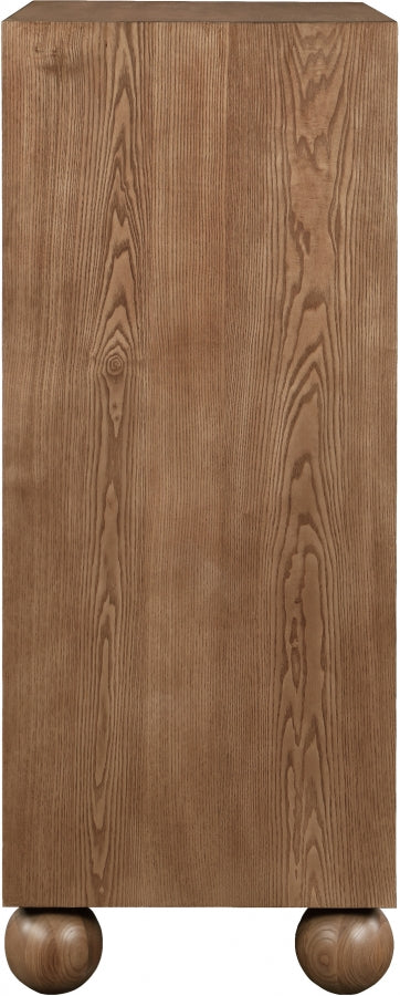 Kent Ash Wood Chest in Brown - KentWalnut-CH