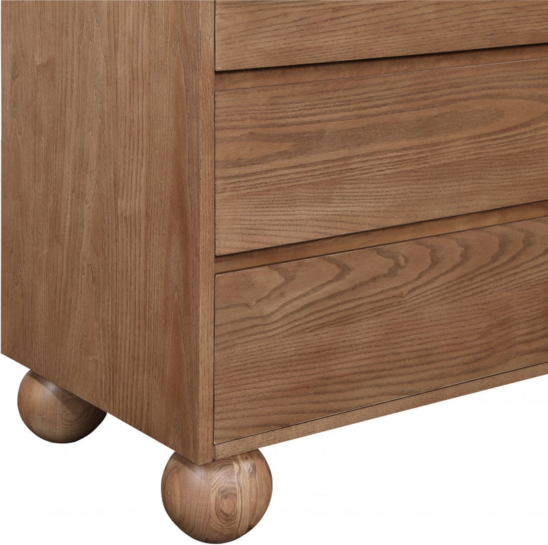 Kent Ash Wood Chest in Brown - KentWalnut-CH