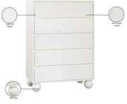 Kent Ash Wood Chest in Cream - KentCream-CH