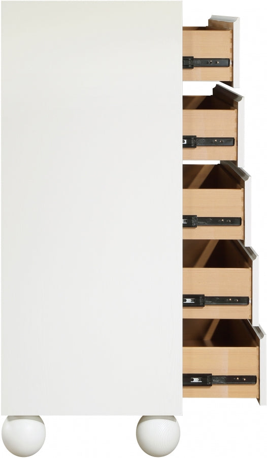 Kent Ash Wood Chest in Cream - KentCream-CH
