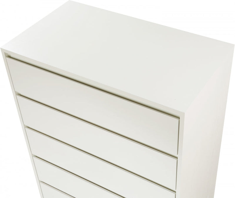 Kent Ash Wood Chest in Cream - KentCream-CH