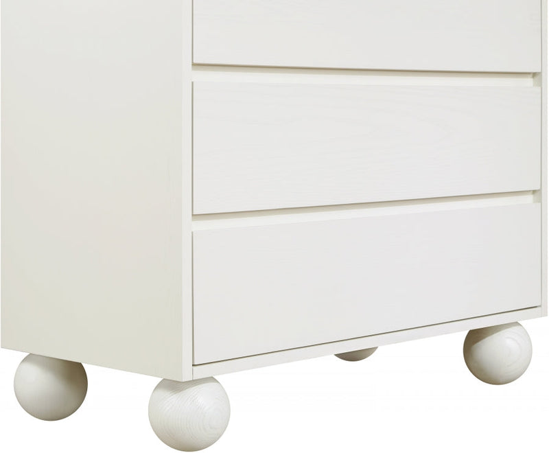 Kent Ash Wood Chest in Cream - KentCream-CH