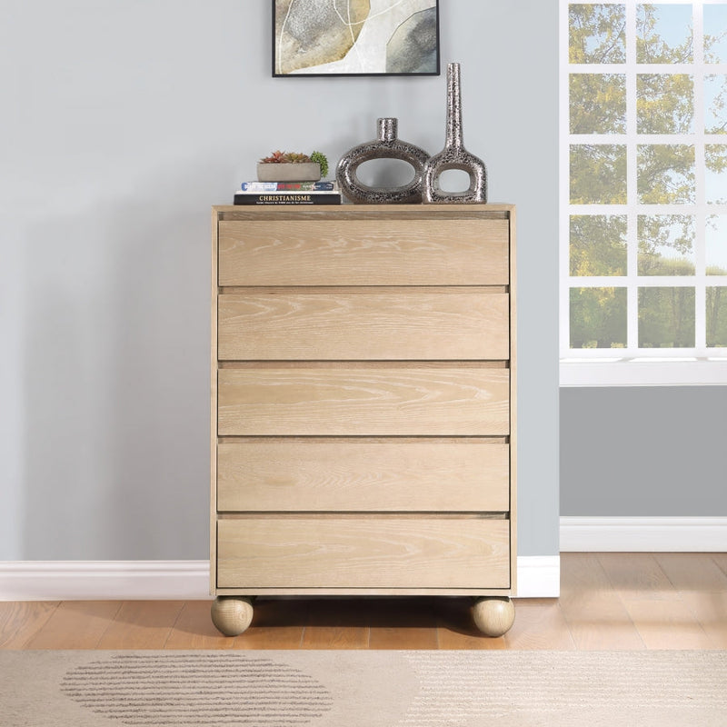 Kent Ash Wood Chest in Natural - KentNatural-CH