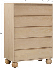 Kent Ash Wood Chest in Natural - KentNatural-CH