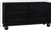 Kent Ash Wood Dresser in Black - KentBlack-D