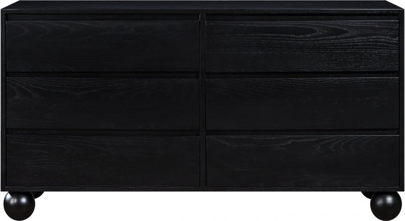 Kent Ash Wood Dresser in Black - KentBlack-D