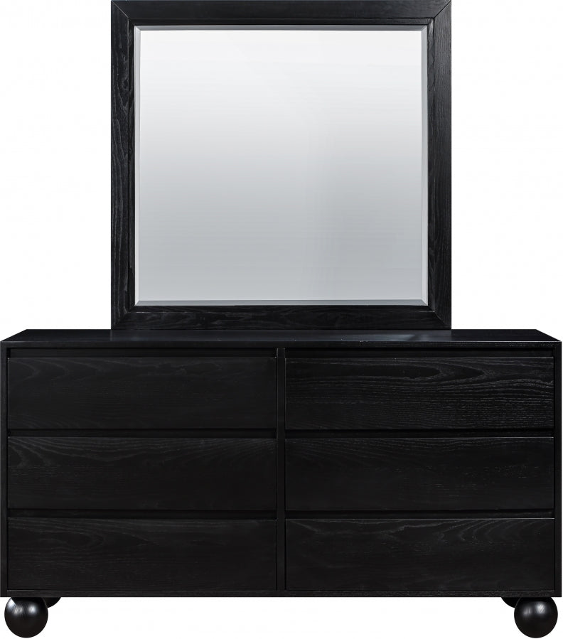 Kent Ash Wood Dresser in Black - KentBlack-D