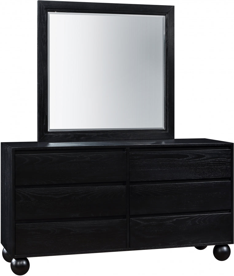 Kent Ash Wood Dresser in Black - KentBlack-D