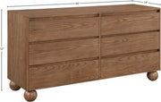 Kent Ash Wood Dresser in Brown - KentWalnut-D
