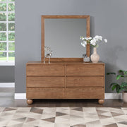 Kent Ash Wood Dresser in Brown - KentWalnut-D
