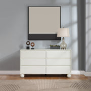Kent Ash Wood Dresser in Cream - KentCream-D
