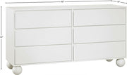 Kent Ash Wood Dresser in Cream - KentCream-D