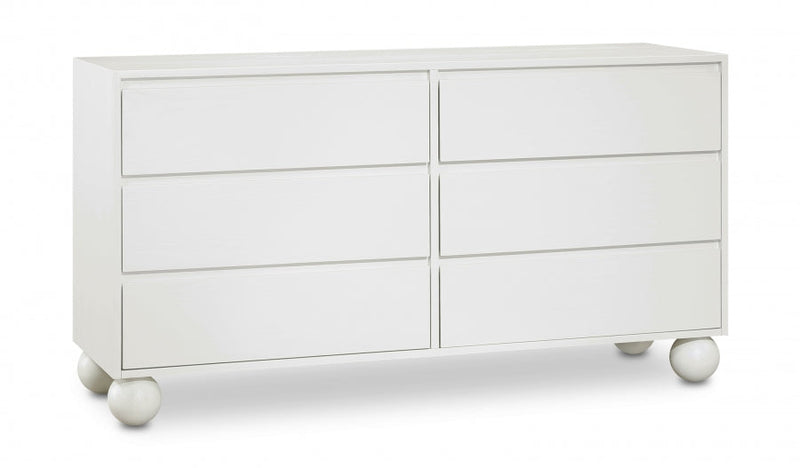 Kent Ash Wood Dresser in Cream - KentCream-D