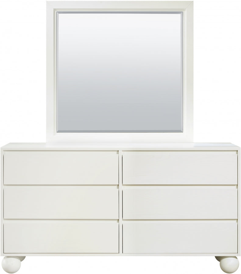 Kent Ash Wood Dresser in Cream - KentCream-D