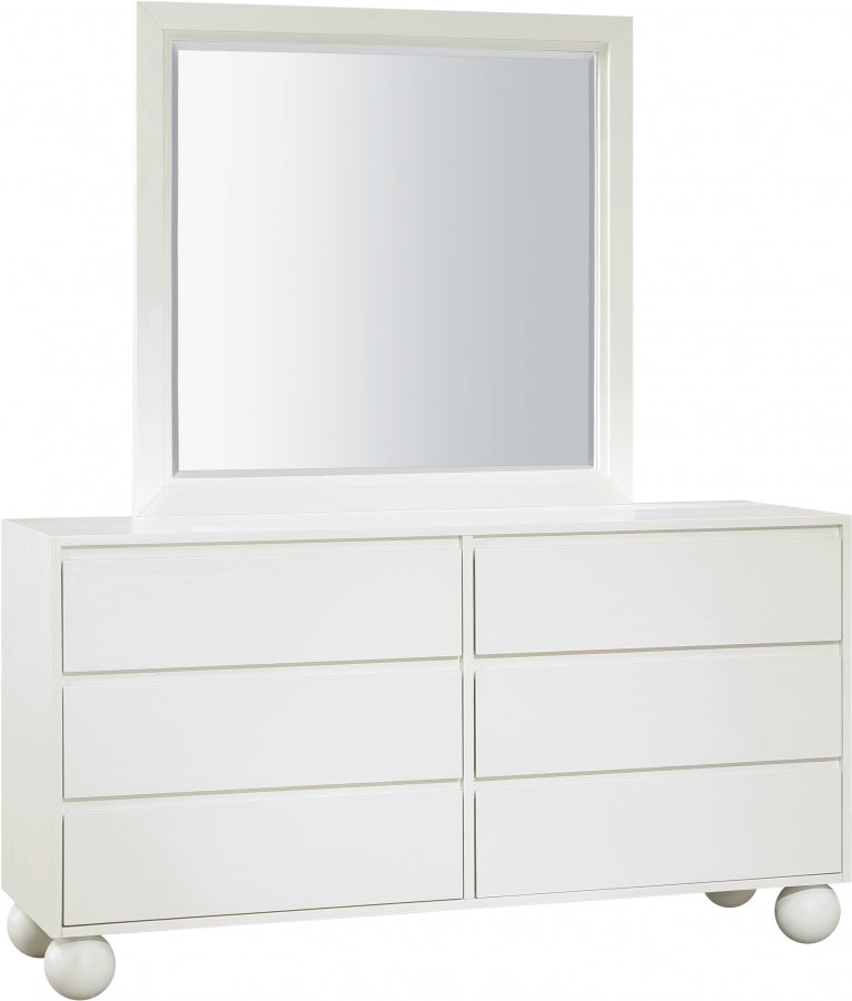 Kent Ash Wood Dresser in Cream - KentCream-D