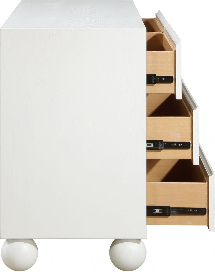 Kent Ash Wood Dresser in Cream - KentCream-D