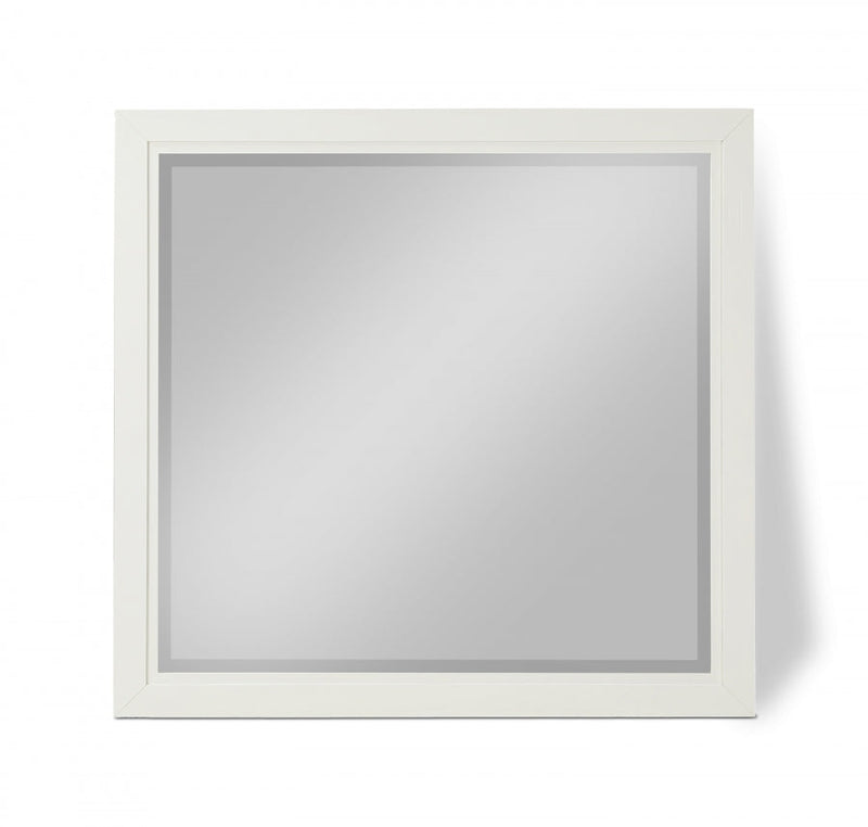 Kent Ash Wood Mirror in Cream - KentCream-M