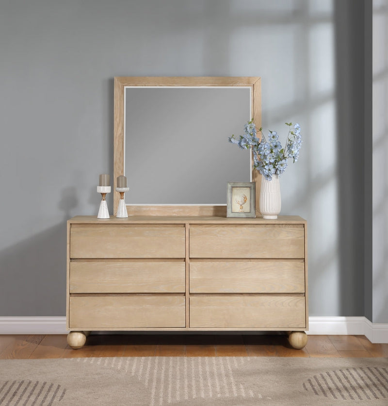 Kent Ash Wood Mirror in Natural - KentNatural-M
