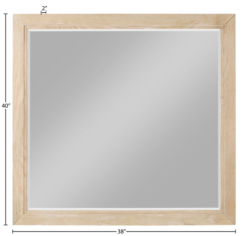 Kent Ash Wood Mirror in Natural - KentNatural-M