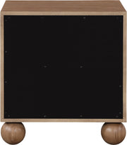 Kent Ash Wood Nightstand in Brown - KentWalnut-NS