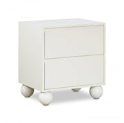 Kent Ash Wood Nightstand in Cream - KentCream-NS