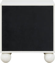 Kent Ash Wood Nightstand in Cream - KentCream-NS