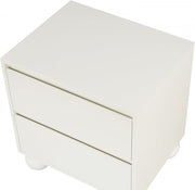 Kent Ash Wood Nightstand in Cream - KentCream-NS