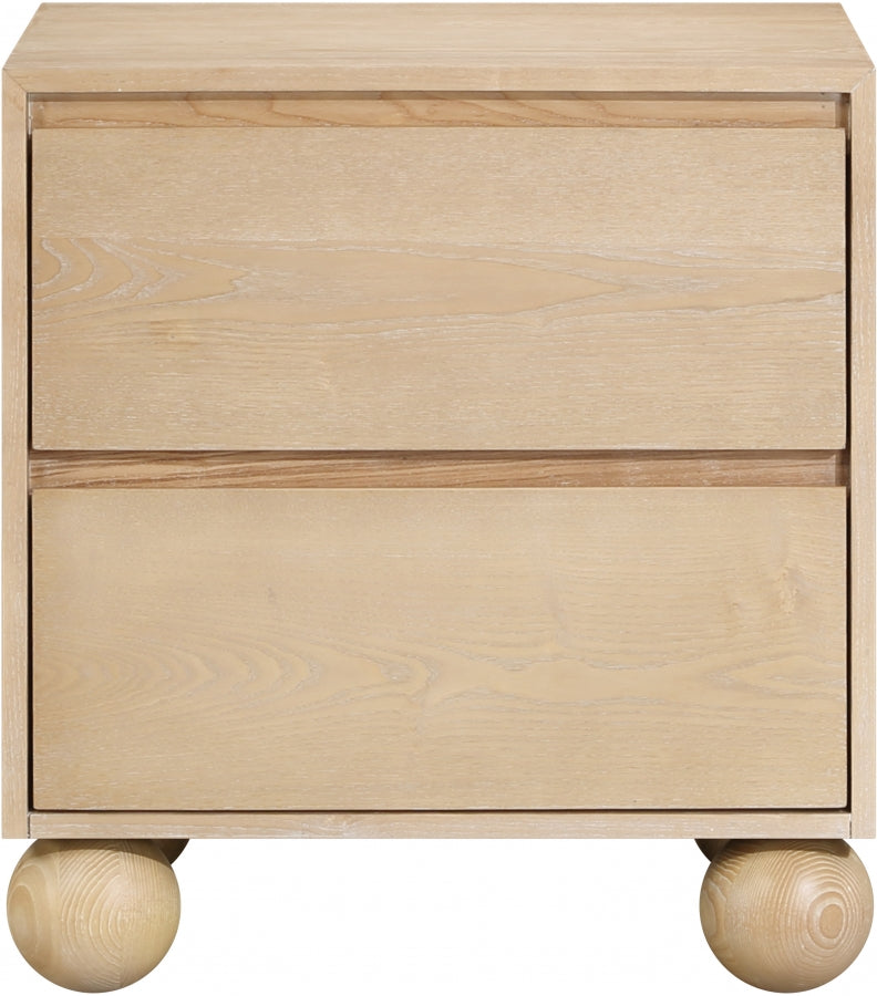 Kent Ash Wood Nightstand in Natural - KentNatural-NS
